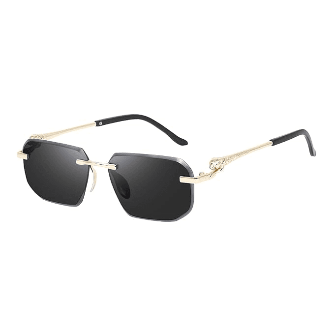 Black Dervin Rimless Sunglasses preview 1